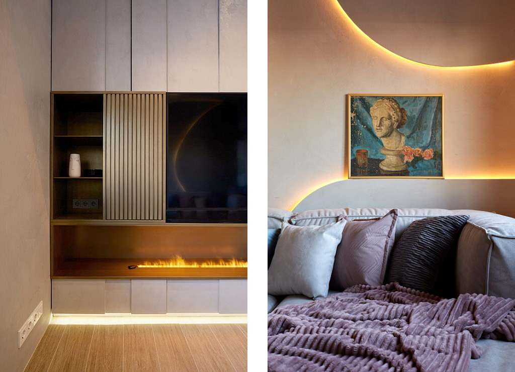 Кухня-гостиная 55м2 "Дачный ответ"