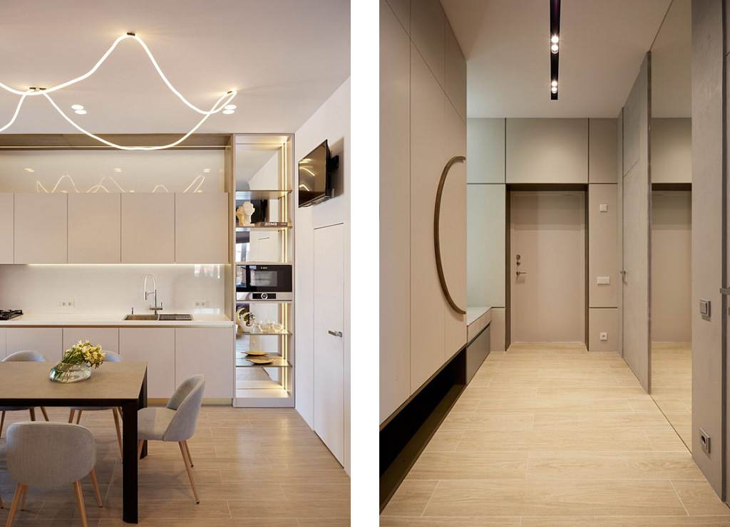 Кухня-гостиная 55м2 "Дачный ответ"