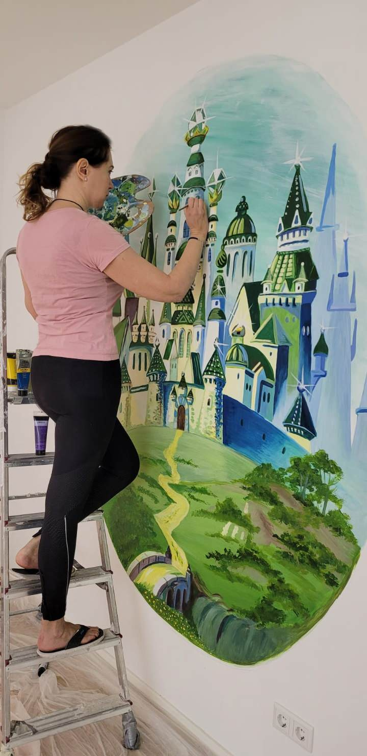 Malerei im Innenraum