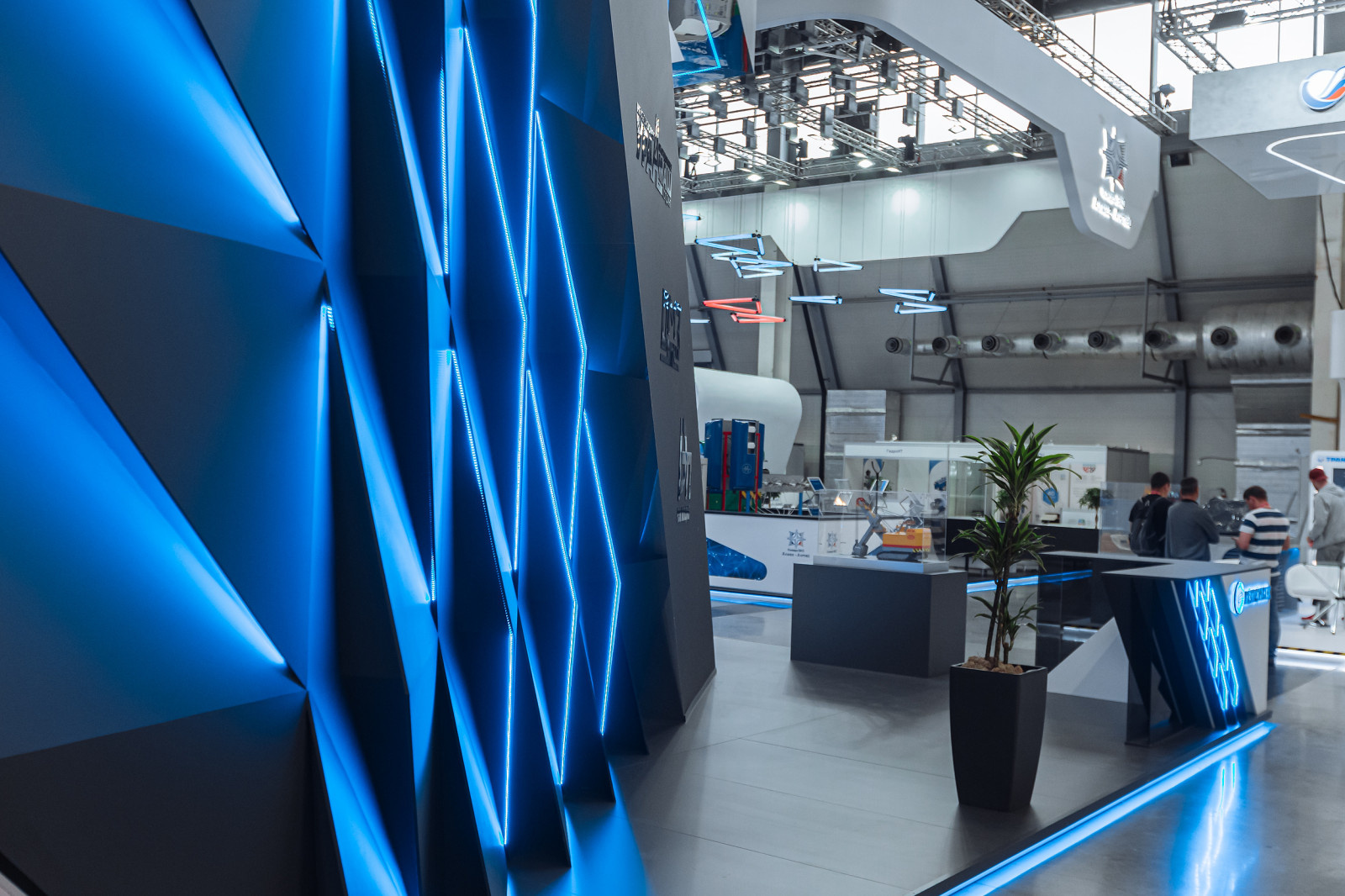 Съемка стенда ГАЗПРОМБАНК на выставке Иннопром