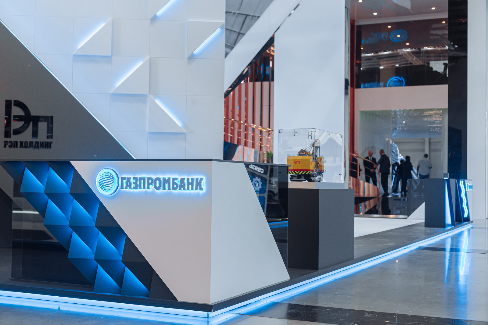 Съемка стенда ГАЗПРОМБАНК на выставке Иннопром