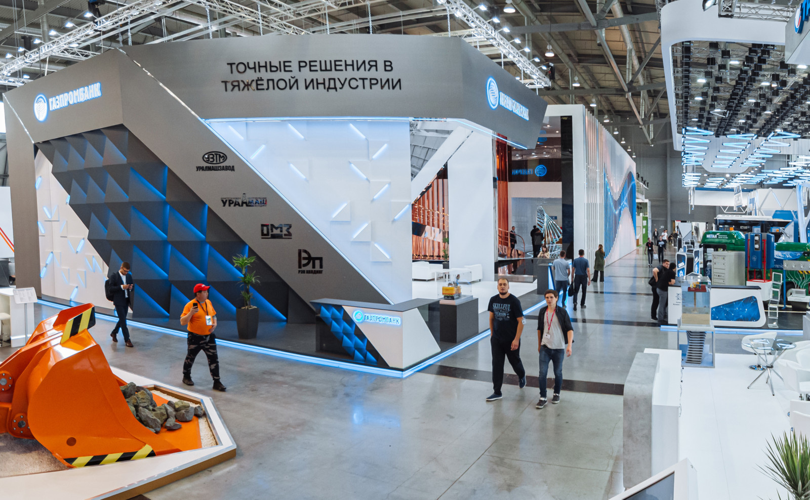 Съемка стенда ГАЗПРОМБАНК на выставке Иннопром