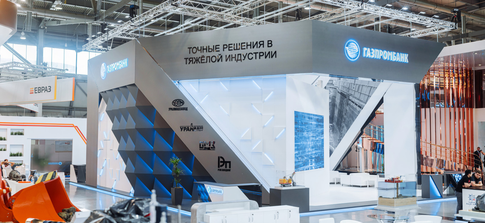 Съемка стенда ГАЗПРОМБАНК на выставке Иннопром