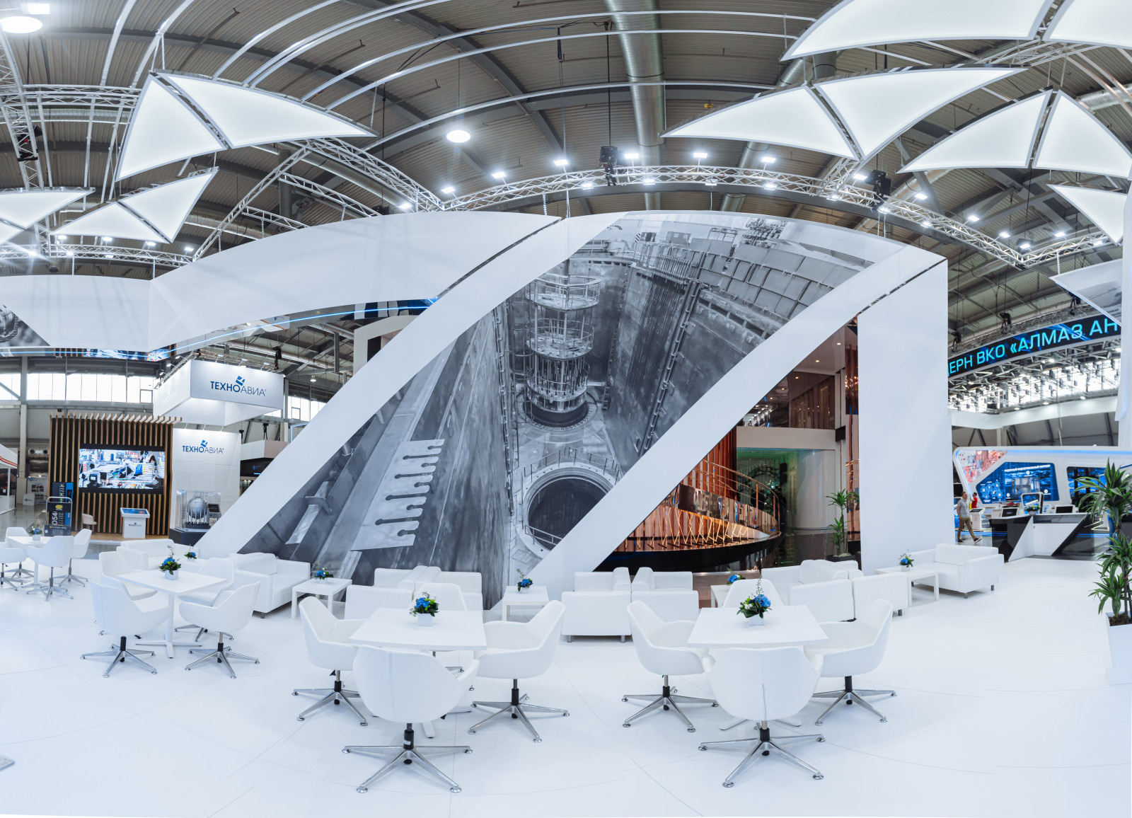 Съемка стенда ГАЗПРОМБАНК на выставке Иннопром