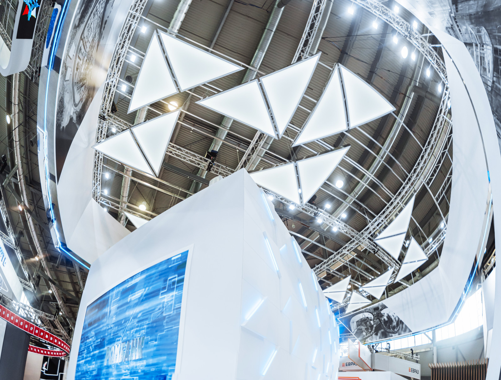 Съемка стенда ГАЗПРОМБАНК на выставке Иннопром