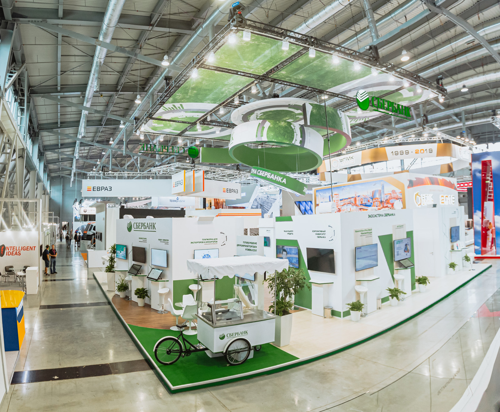 Фотосъемка Стенда СБЕРБАНК навытсавке Иннопром