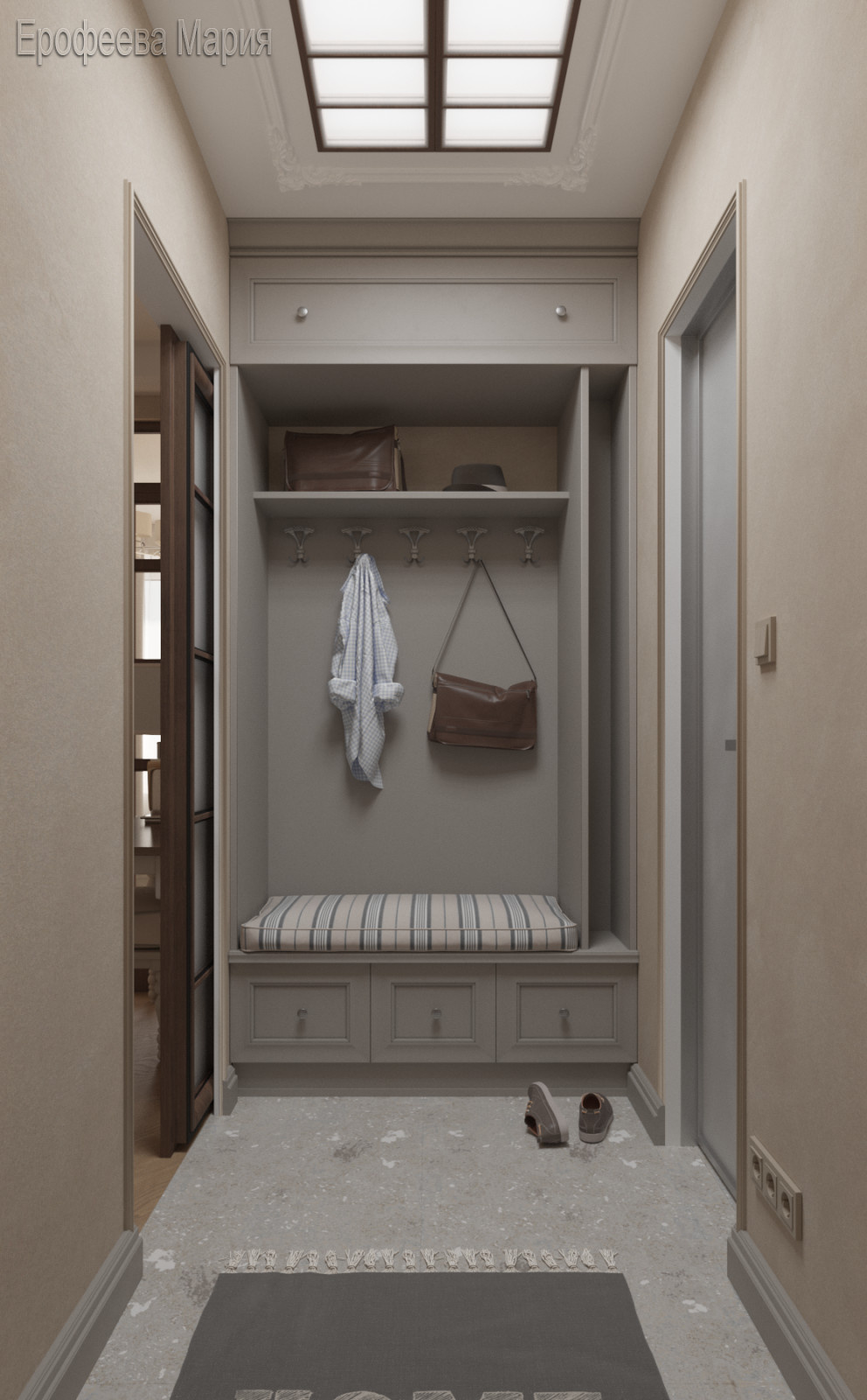 Концепция и проект квартиры метражом 25 м.кв.