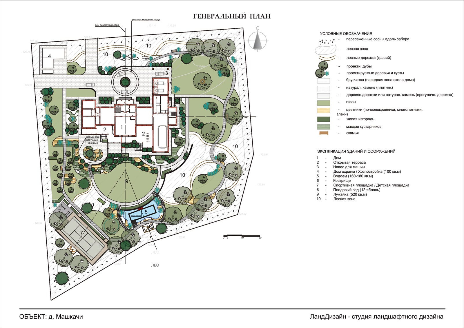 Проект ландшафтного дизайна 2