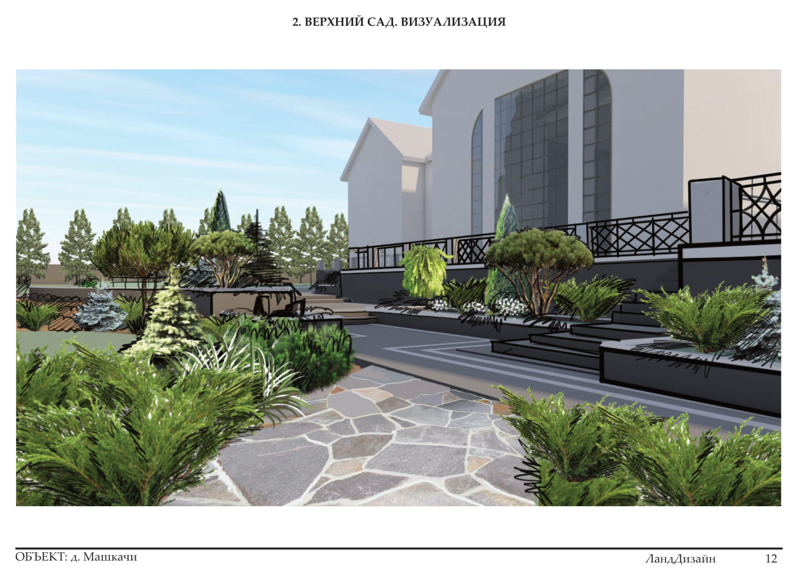 Проект ландшафтного дизайна 2