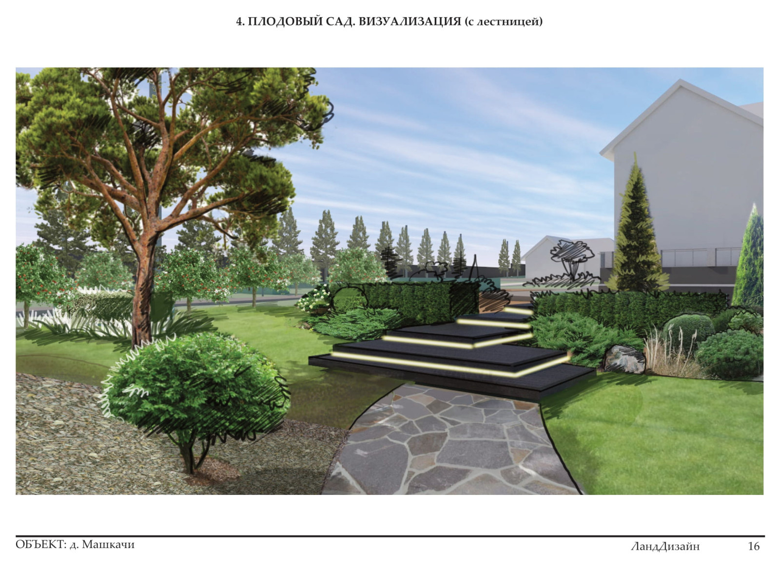 Проект ландшафтного дизайна 2