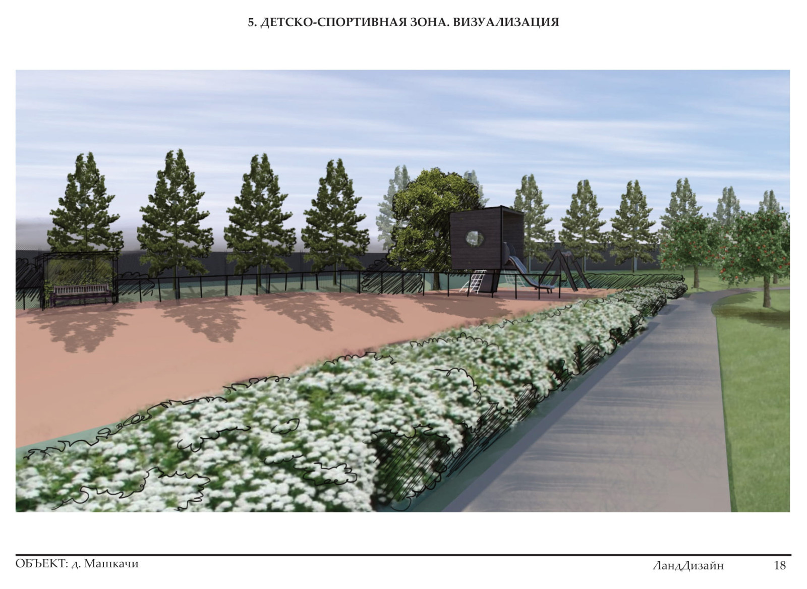 Проект ландшафтного дизайна 2