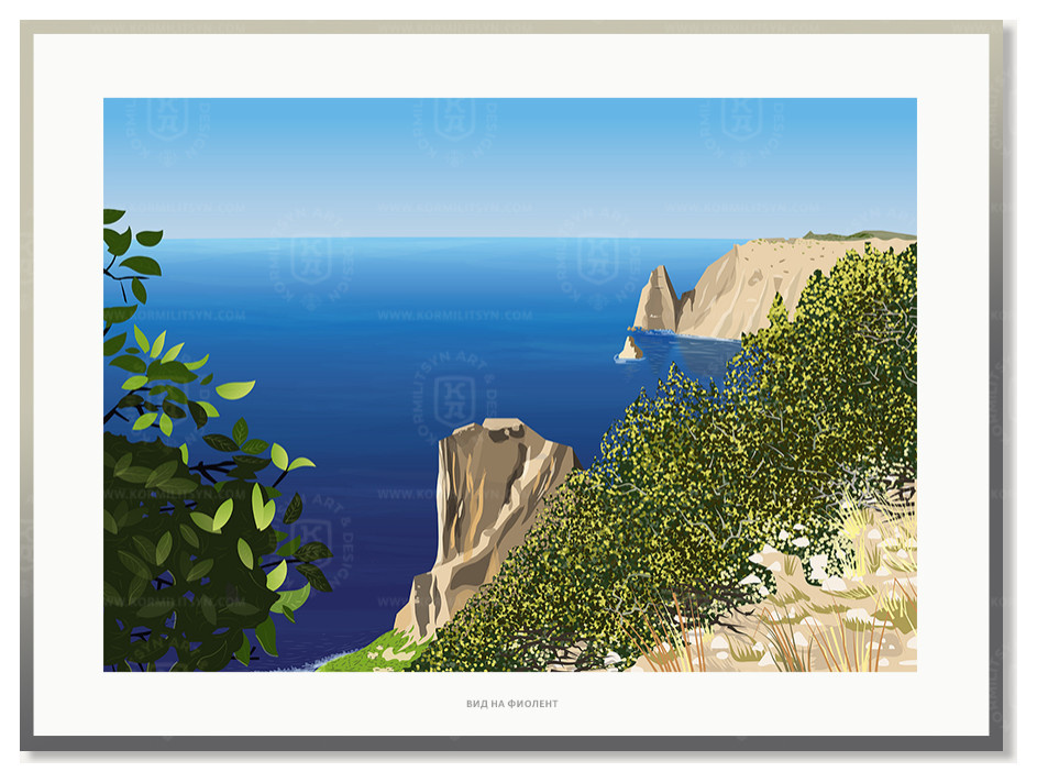 Картина "Вид на Фиолент"