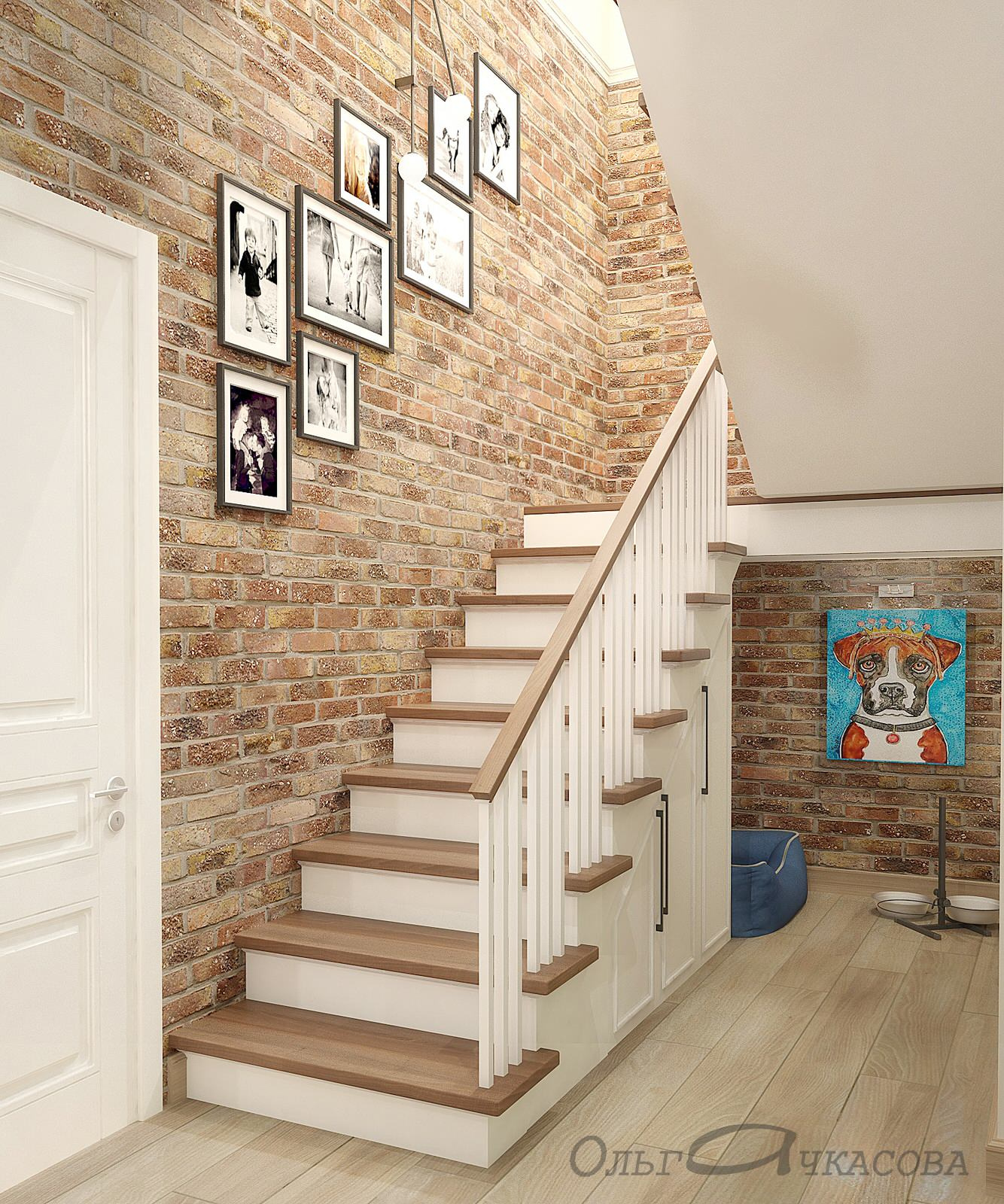 Уютный дом для молодой семьи с двумя детьми (1 этаж)