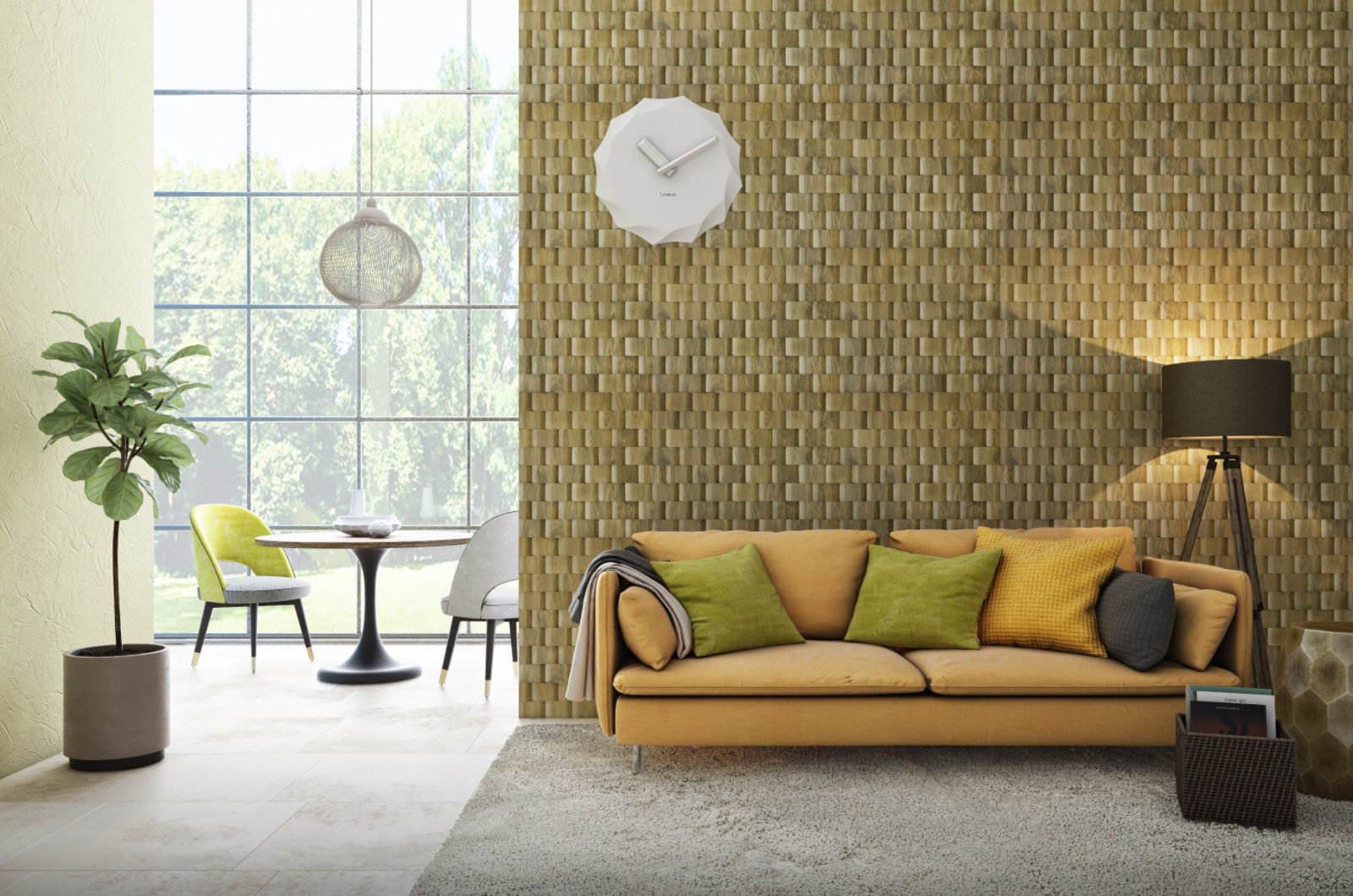 Стеновые панели Массив дуба - 1001-ST