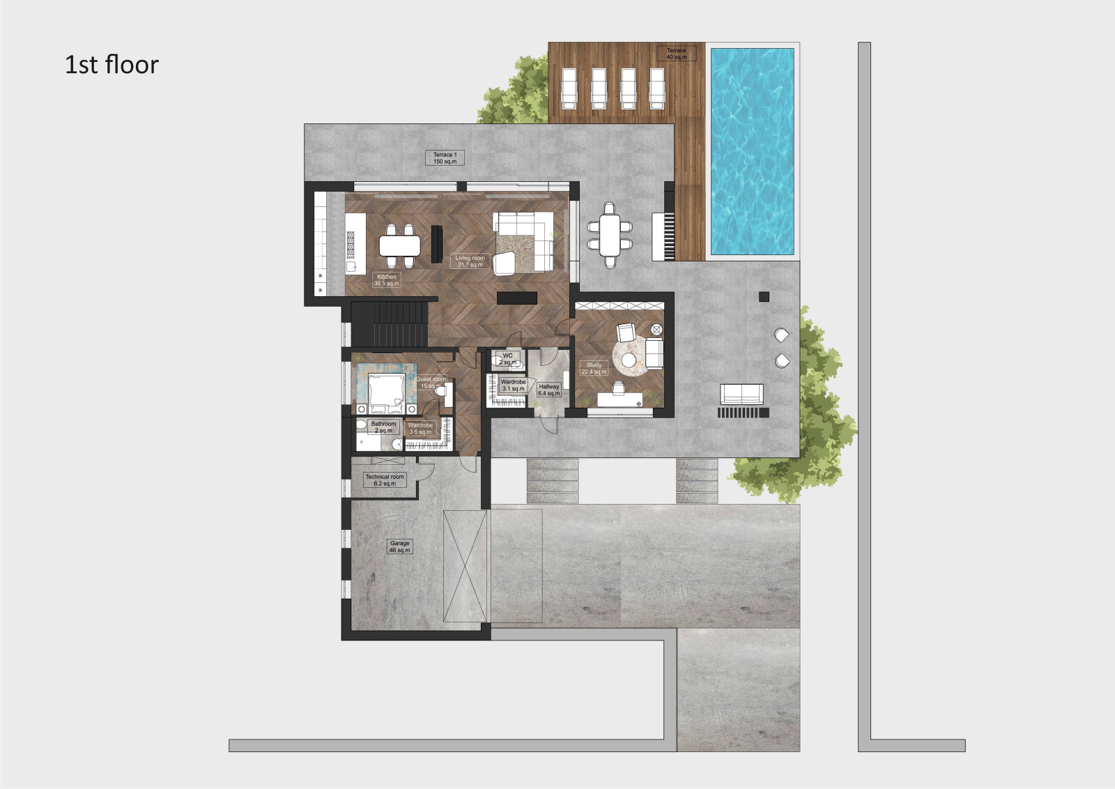 Soft Concrete house