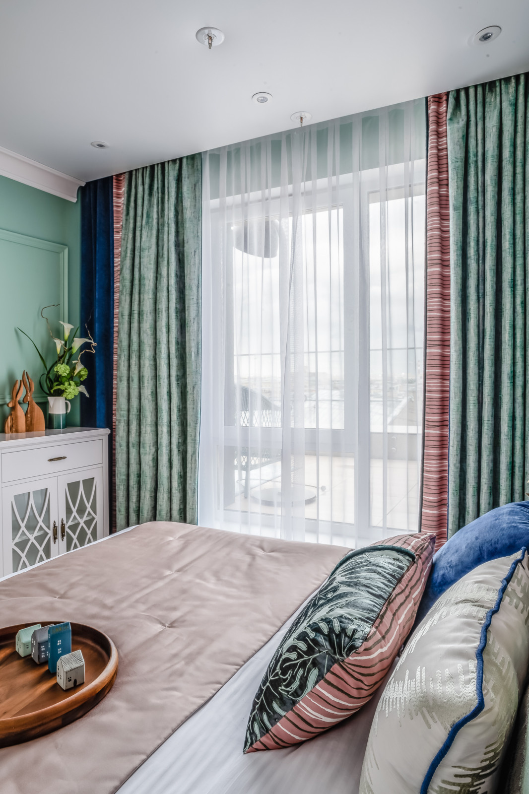 Текстильный декор для спальной комнаты