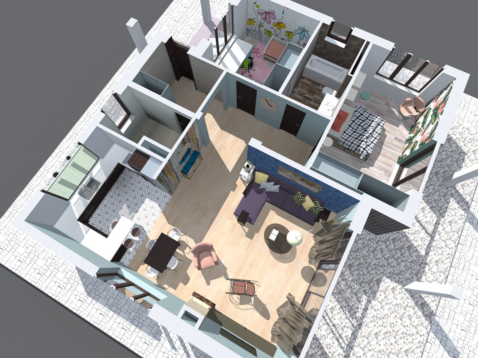 Интерьеры жилых помещений, квартир