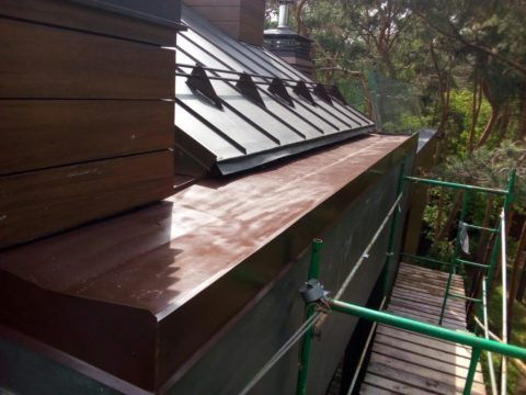 Обложка проекта: Монтаж фальцевой кровли