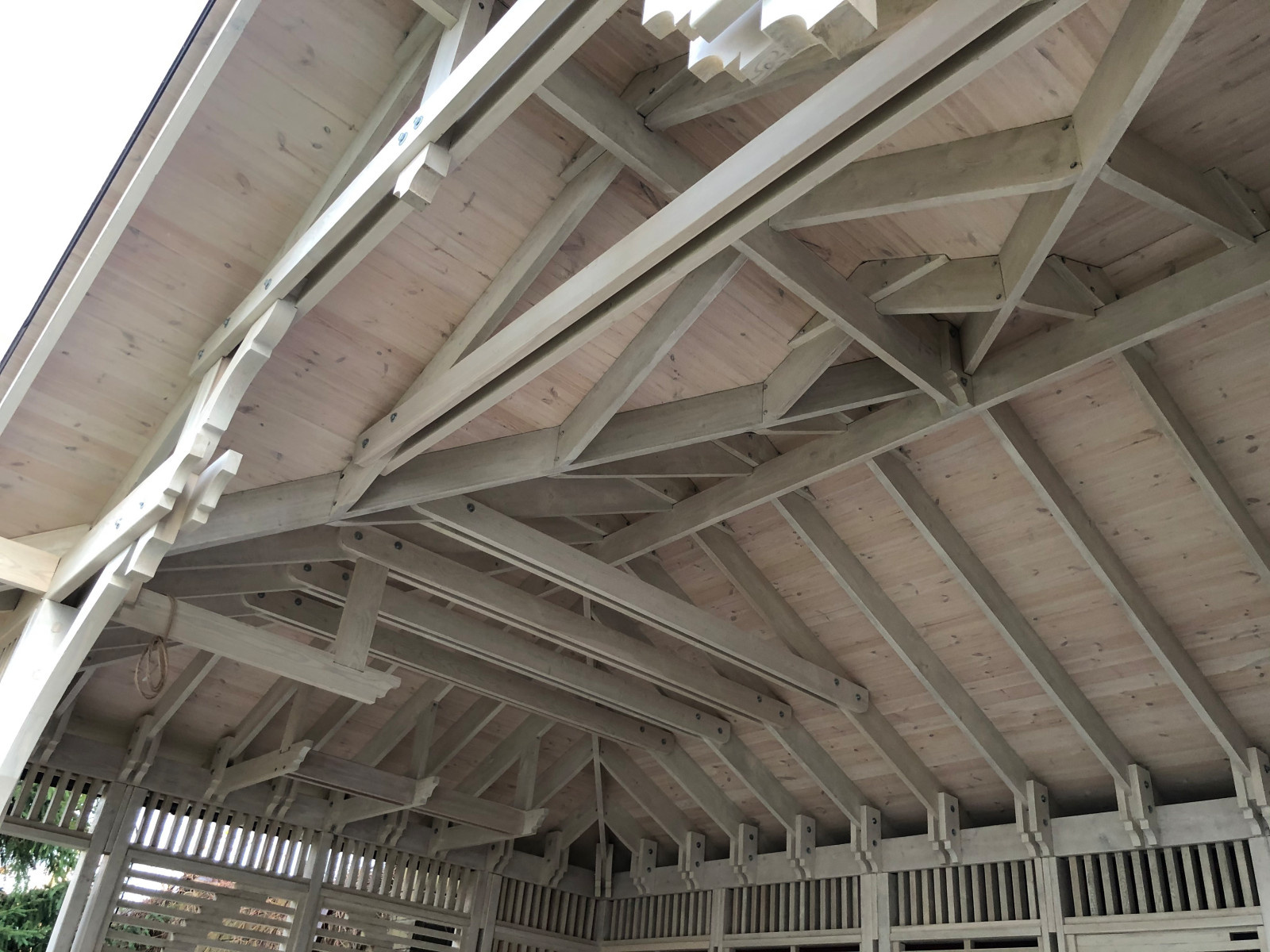 Стропильная система крыши.