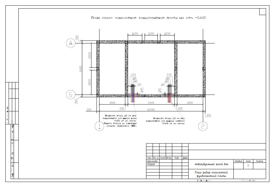 Индивидуальный жилой дом 6х12 м