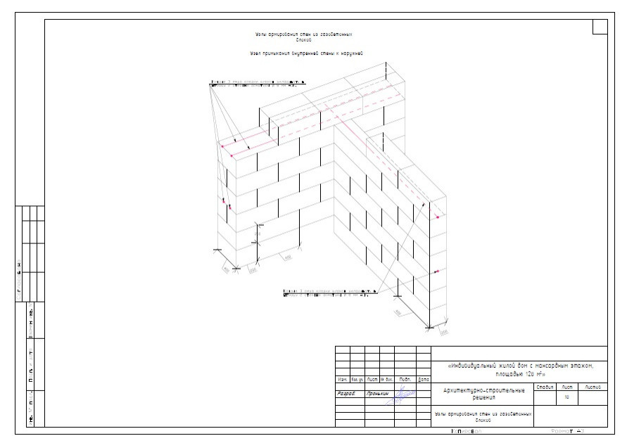 Индивидуальный жилой дом с мансардным этажом, площадью 128 м2