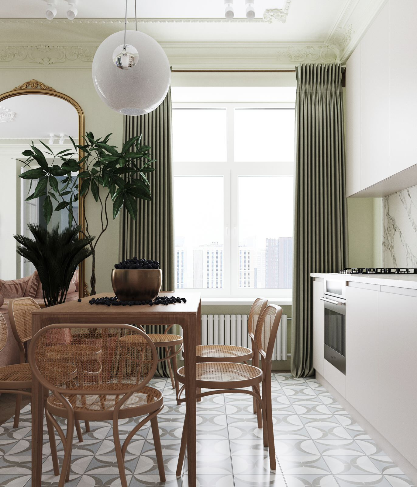 КВАРТИРА В "СТАЛИНКЕ" НА ЛЕНИНСКОМ ПРОСПЕКТЕ