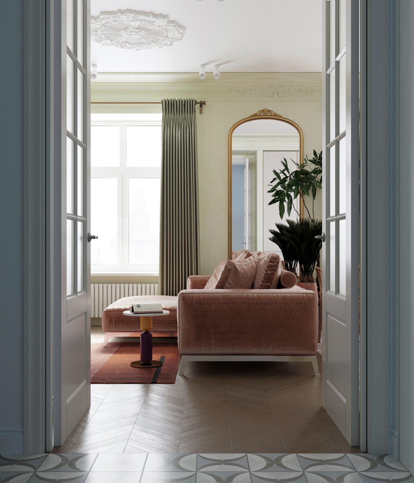 КВАРТИРА В "СТАЛИНКЕ" НА ЛЕНИНСКОМ ПРОСПЕКТЕ