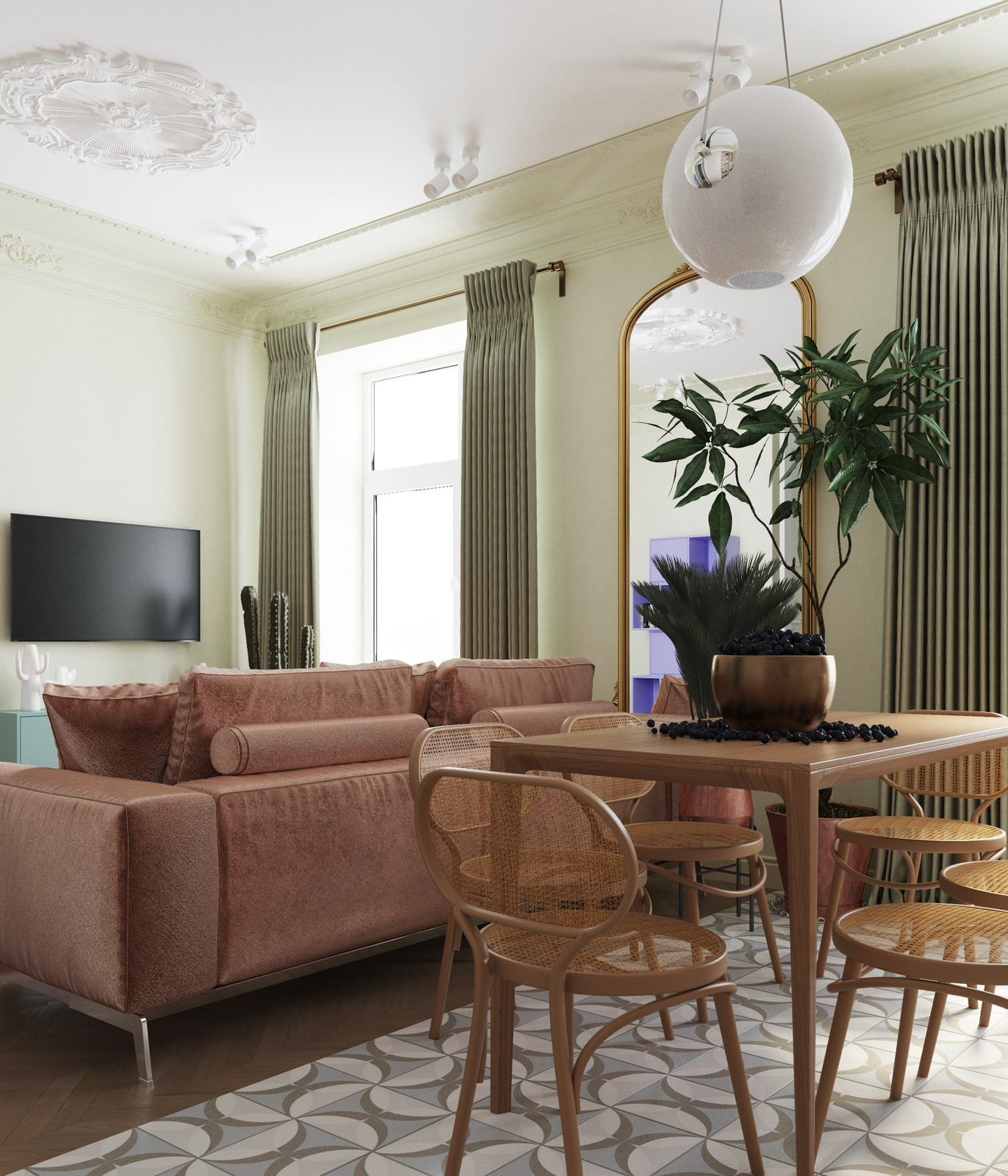 КВАРТИРА В "СТАЛИНКЕ" НА ЛЕНИНСКОМ ПРОСПЕКТЕ