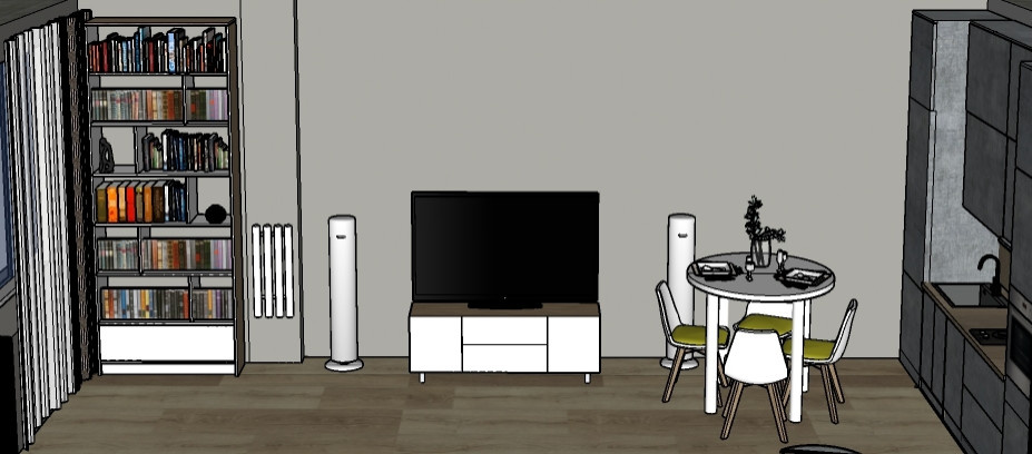 Небольшая квартира для семьи из 2-ух человек