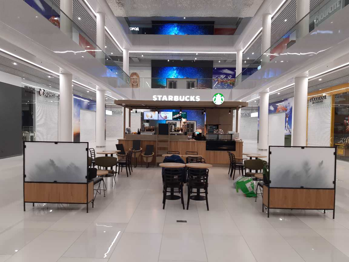 Киоск для Starbucks Россия