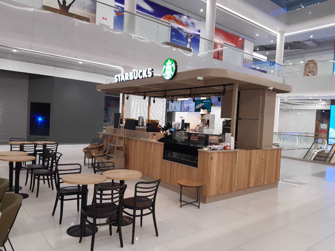 Киоск для Starbucks Россия