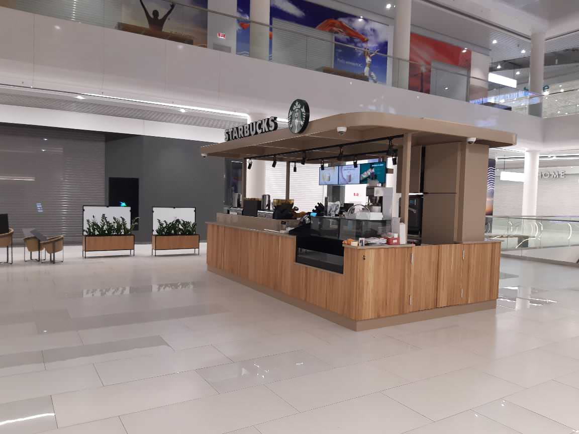 Киоск для Starbucks Россия