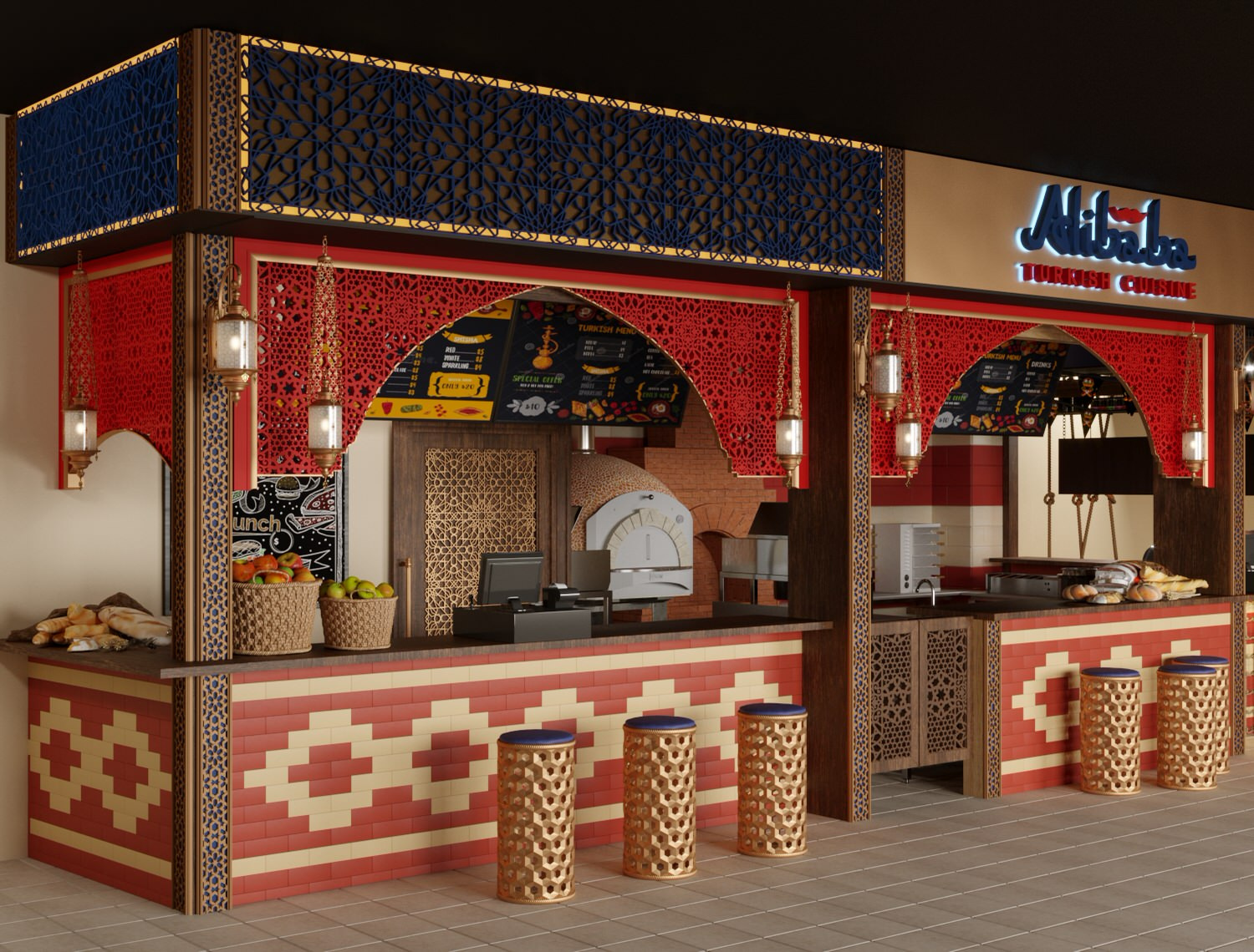 Обложка проекта: Ресторан "Алибаба"