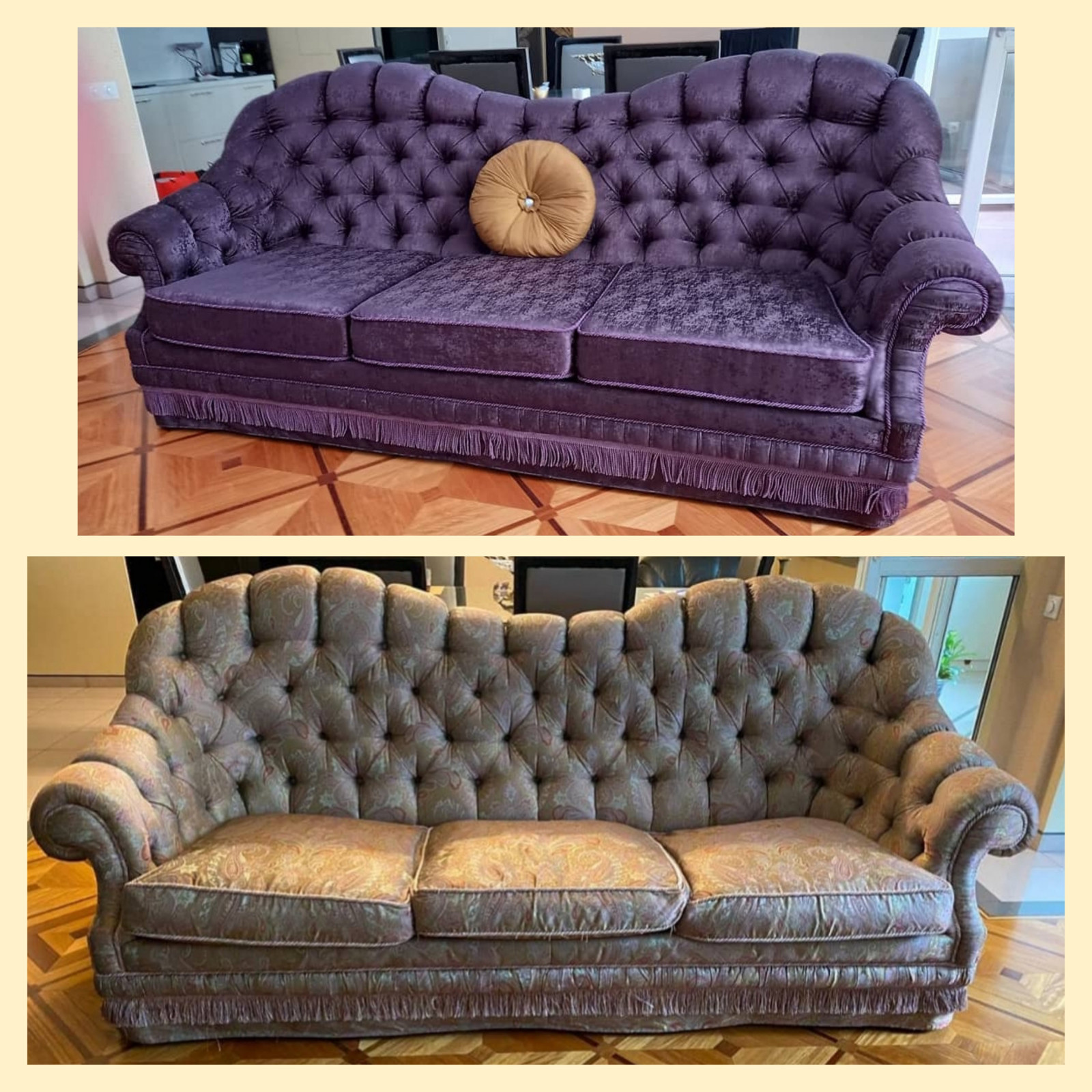 Перетяжка мебели