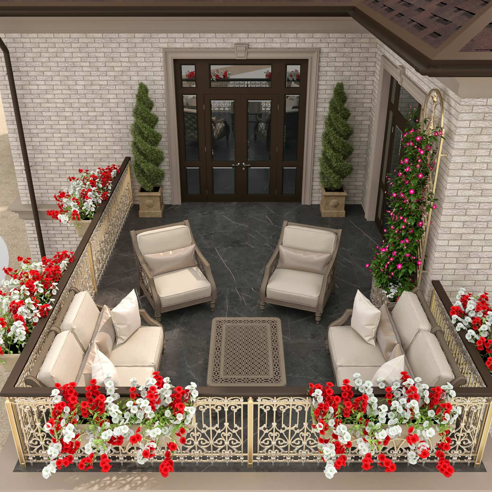 Открытые террасы