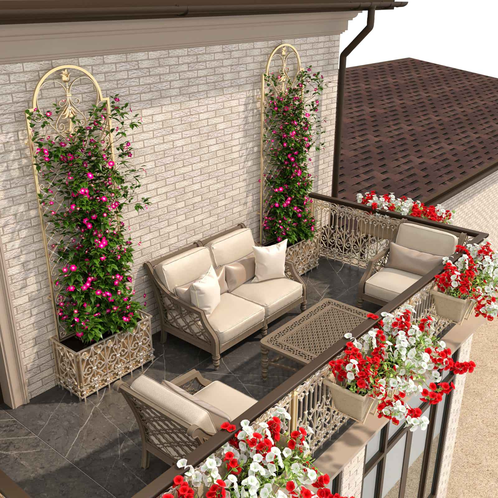 Открытые террасы