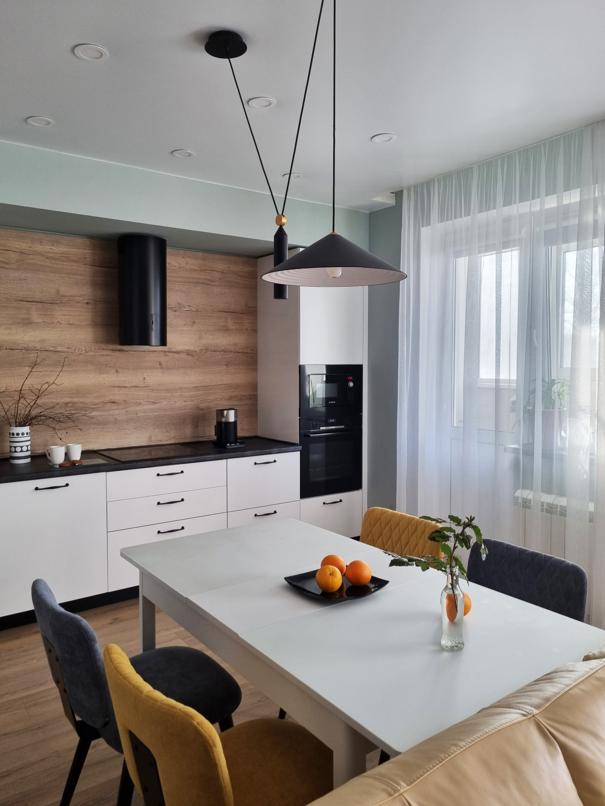 Кухня-гостиная с рабочим местом