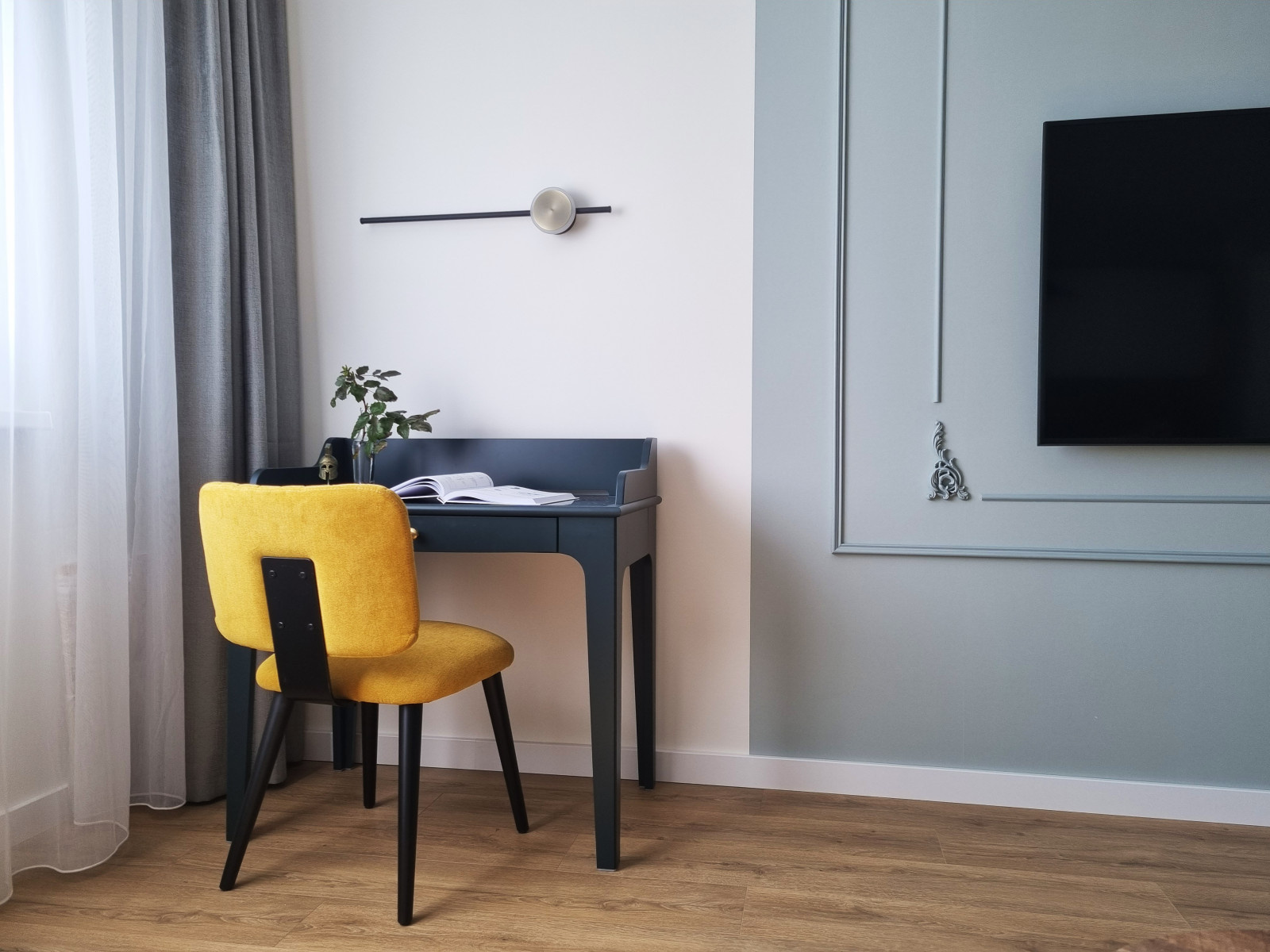 Кухня-гостиная с рабочим местом