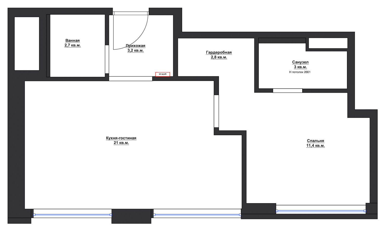 Яркая и функциональная квартира