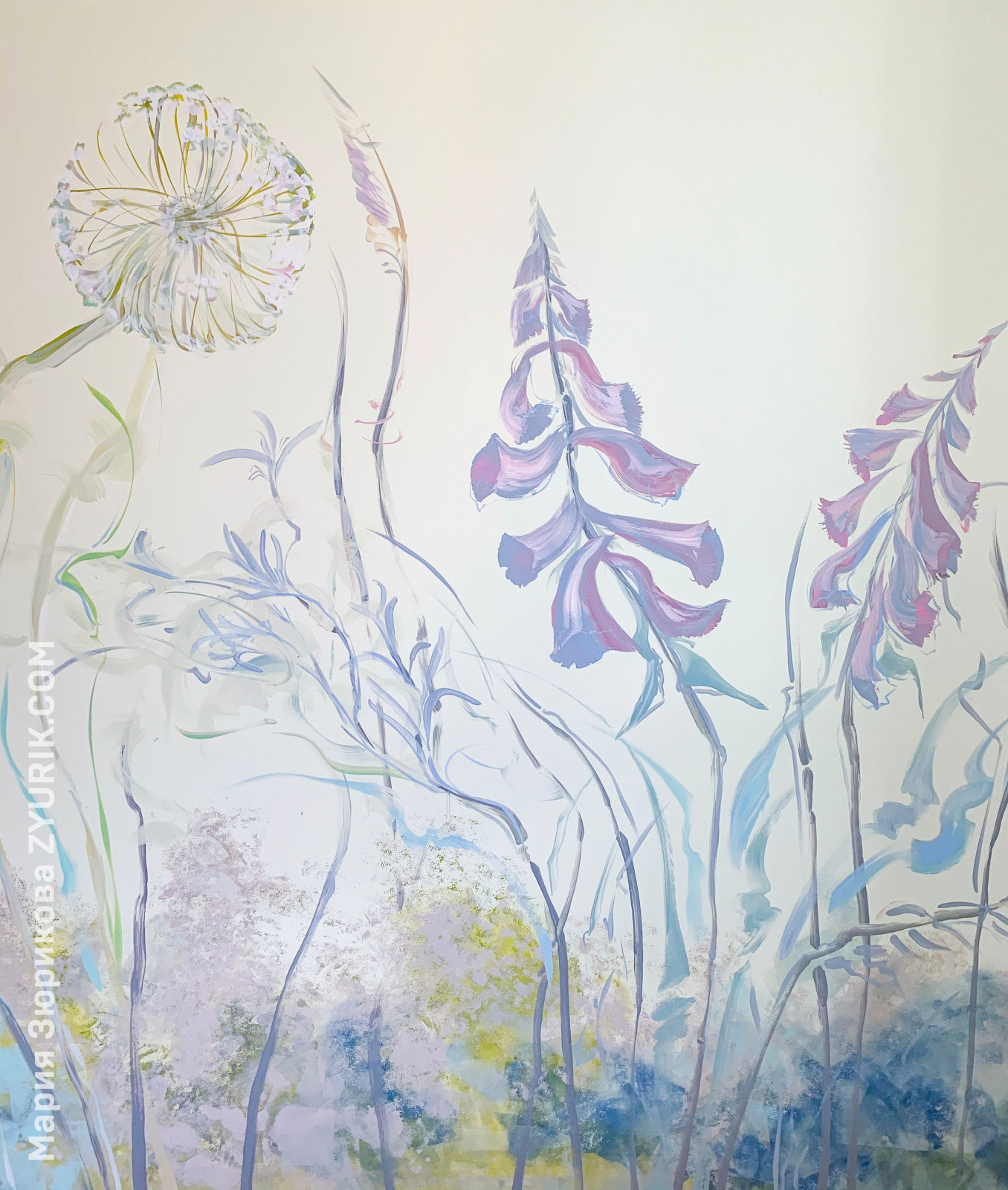 Обложка проекта: Роспись стен Полевые цветы