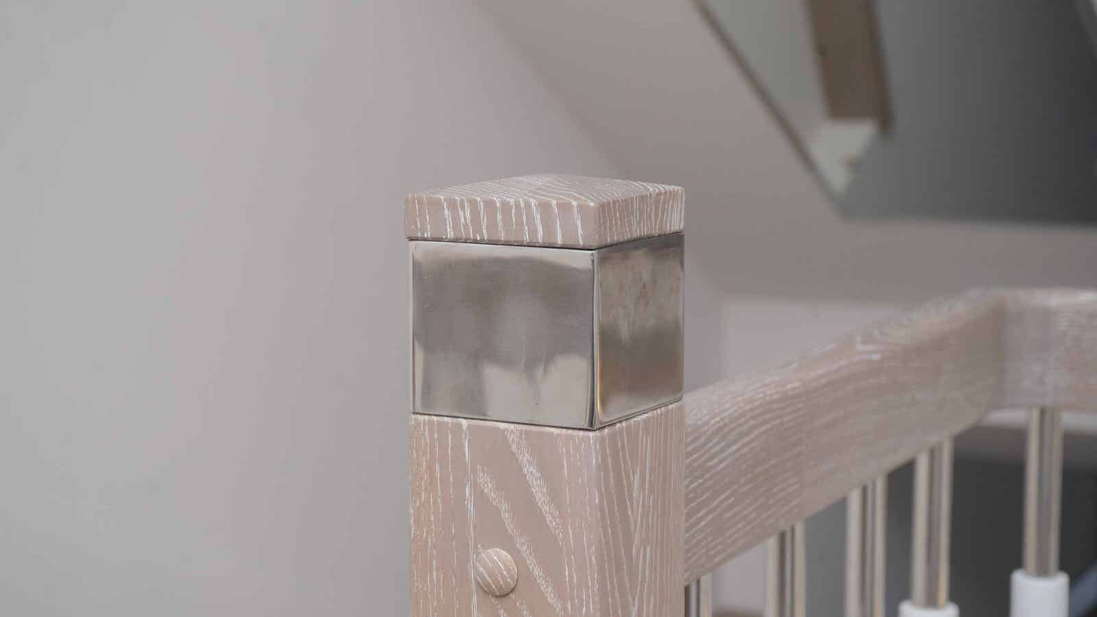 Проект 2 - Обшивка бетонной лестницы дубом и буком в Московской области