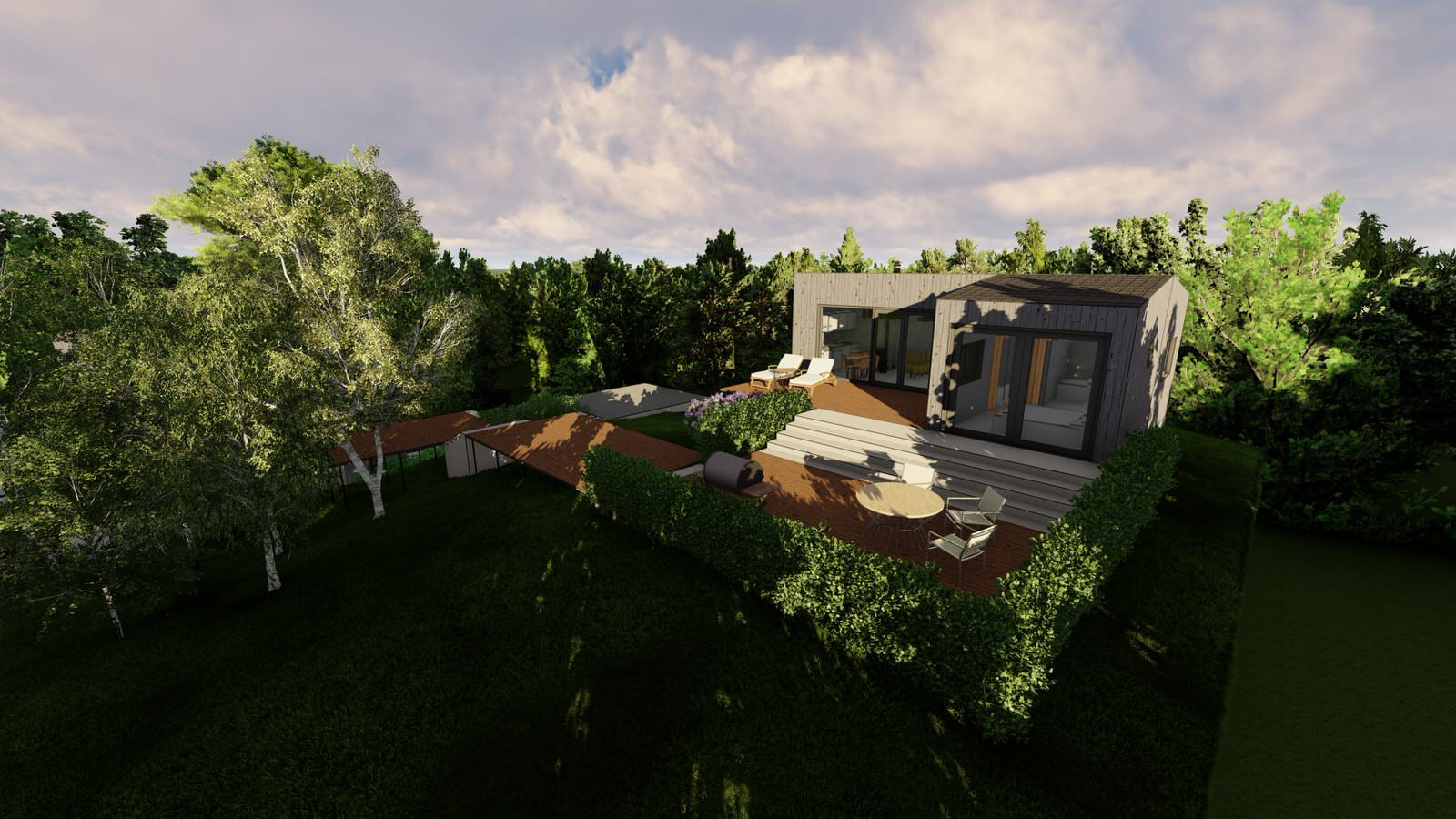 проект благоустройства участка на сложном рельефе