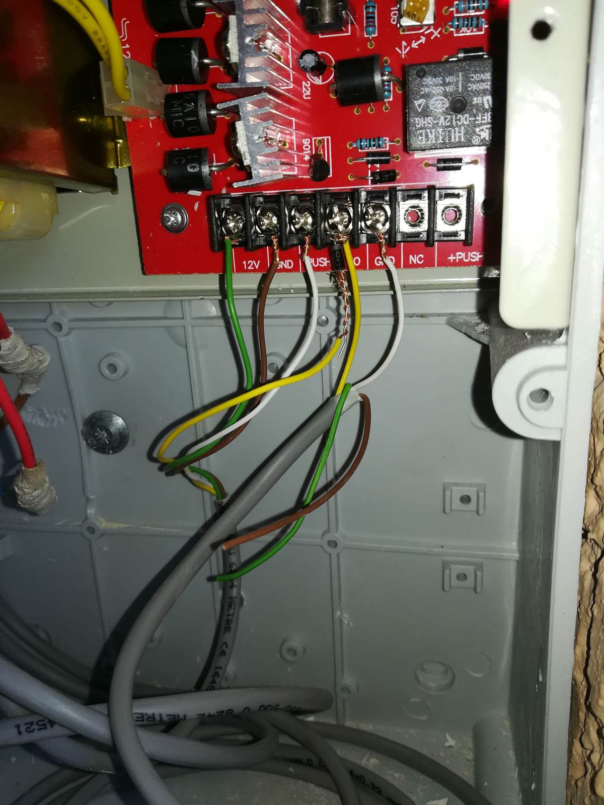 Установка эл замка в подьезд