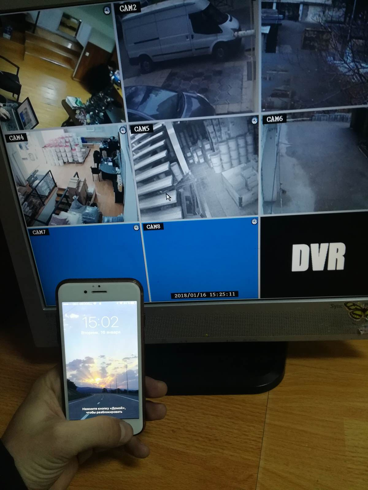 Установка видео камер