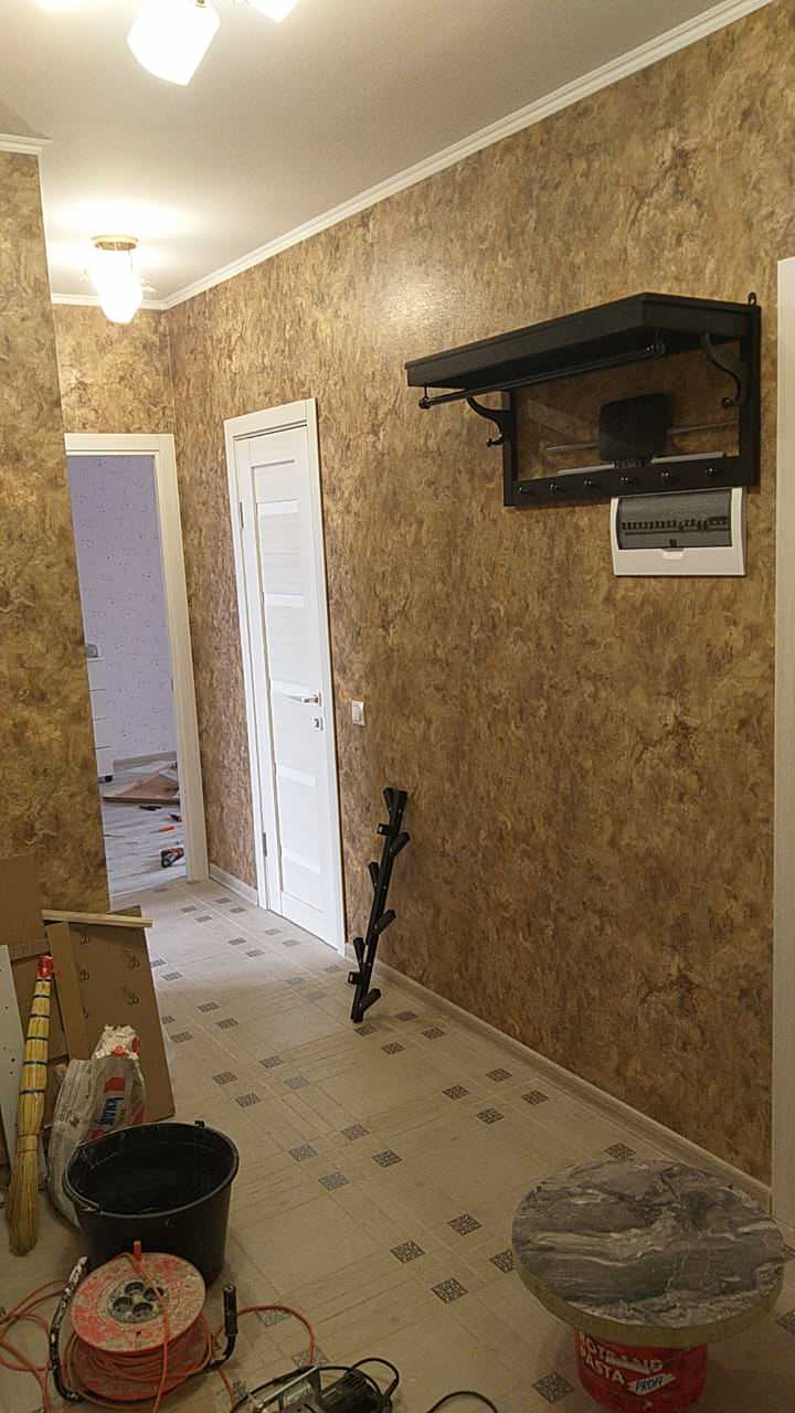 Поклейка обоев