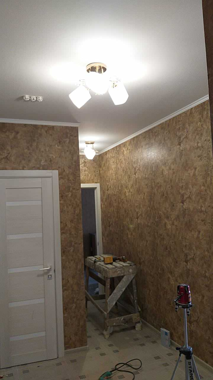 Поклейка обоев