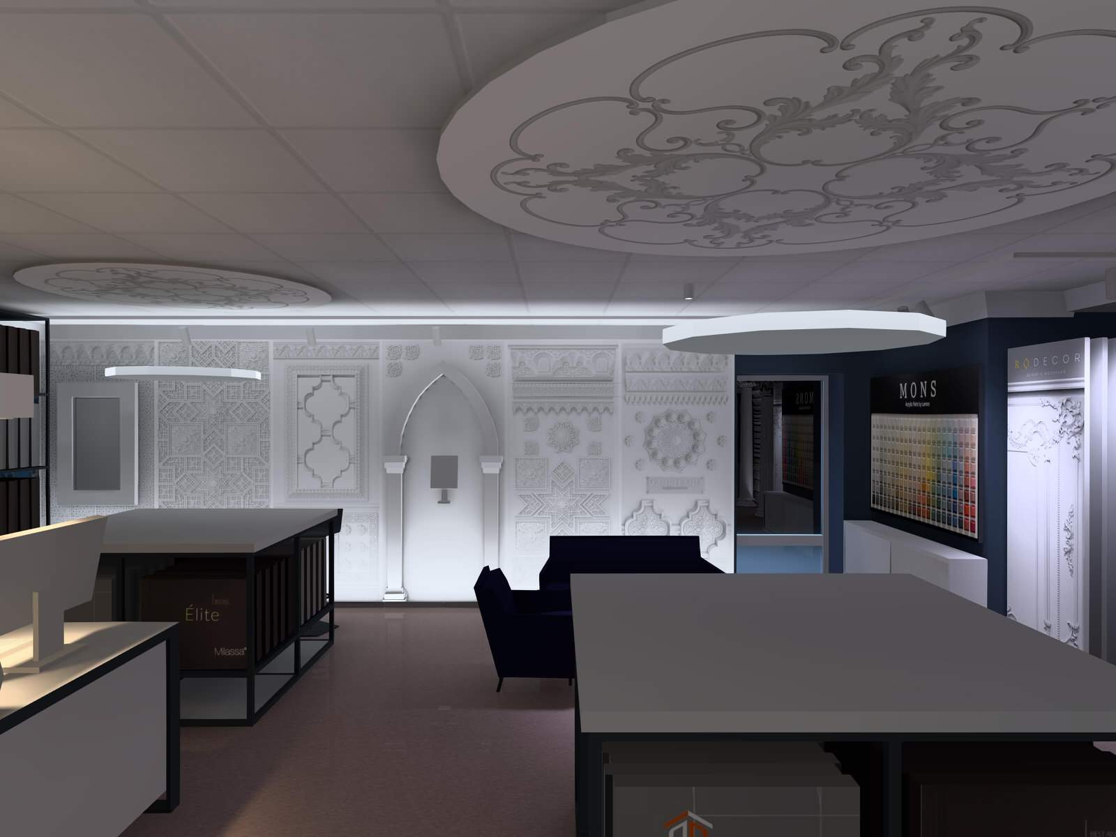 Светодизайн/Дизайн освещения в интерьерном салоне