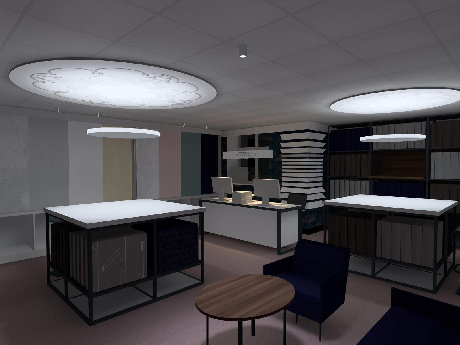 Обложка проекта: Светодизайн интерьерного салона