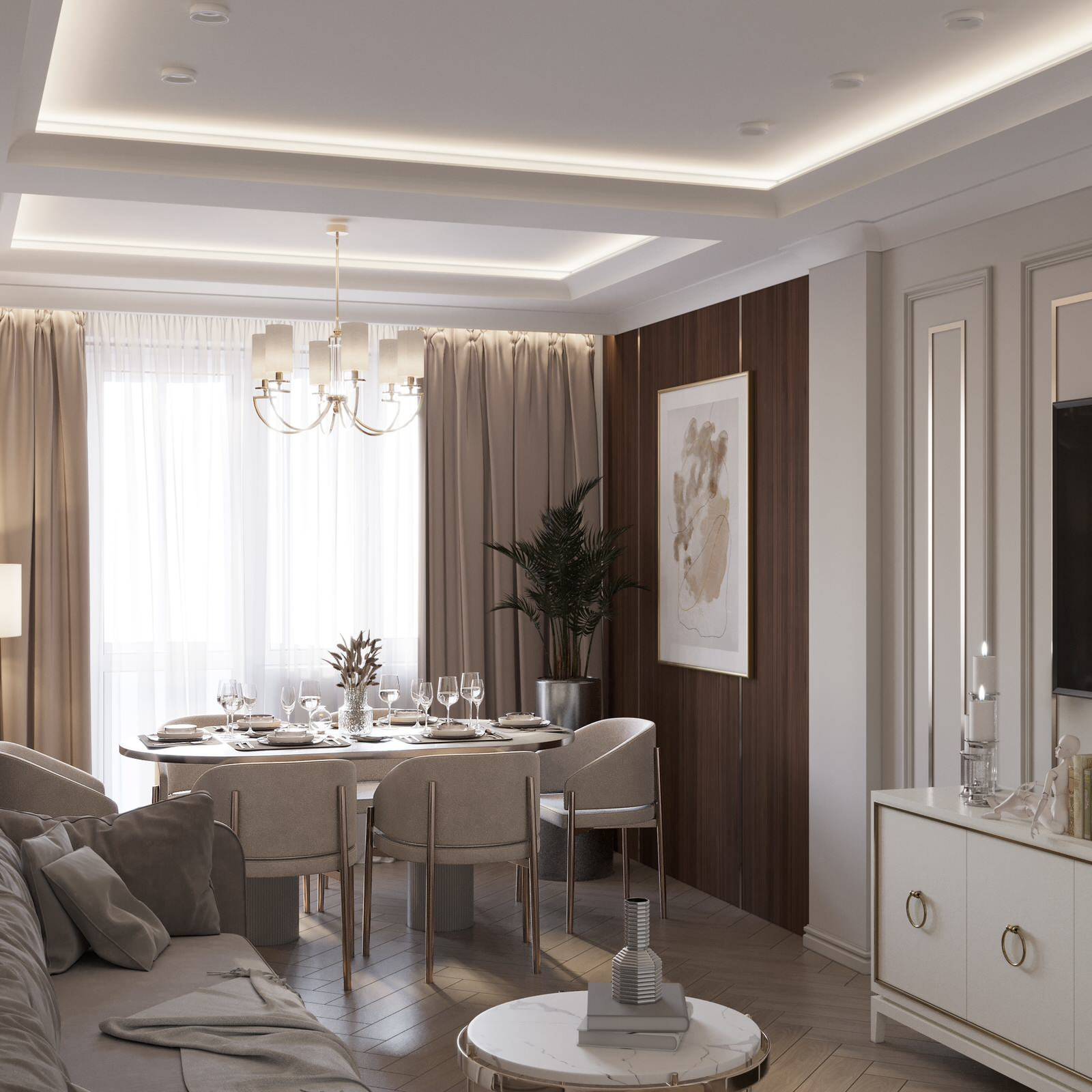 3 комнатная квартира в панельном доме