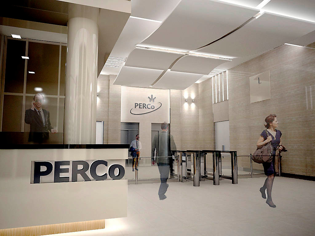 Концепция входной зоны офиса производственной компании